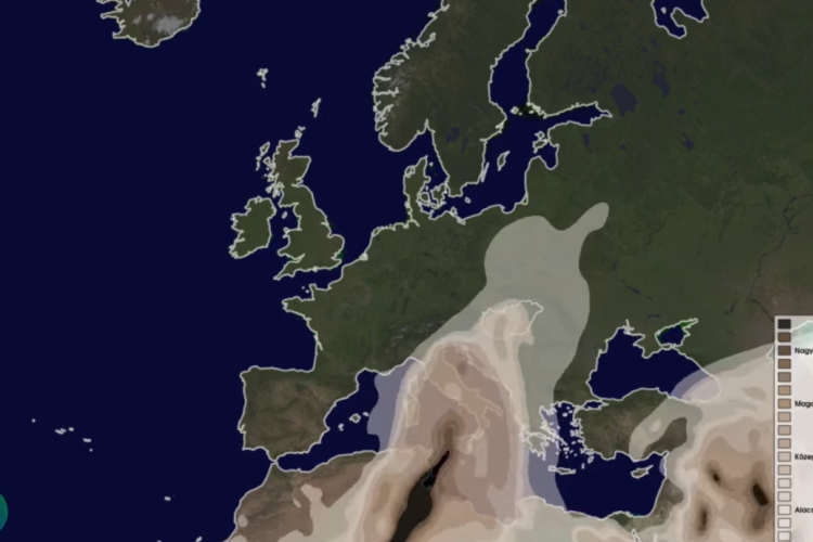 Meteorológia: nagyobb koncentrációban érkezik szaharai por